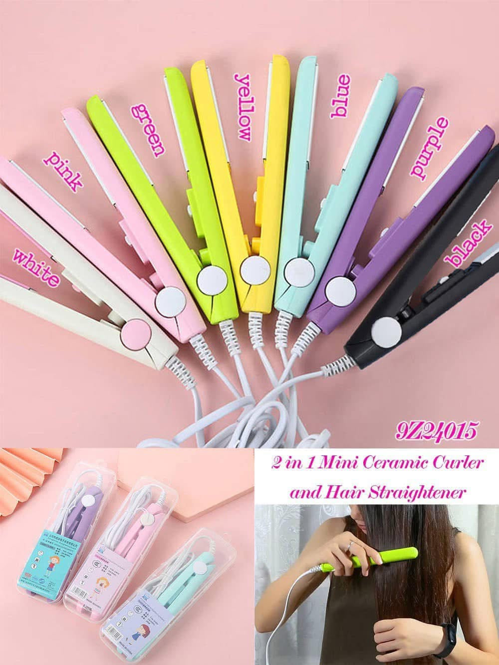 Travel hair straightener