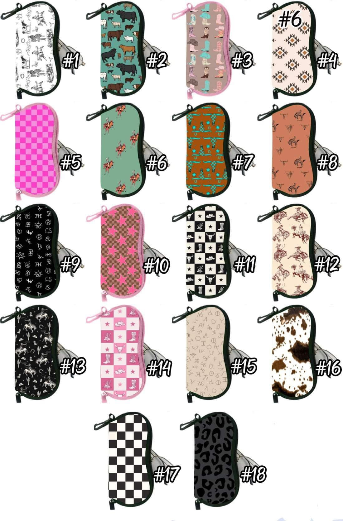Neoprene sunglasses case