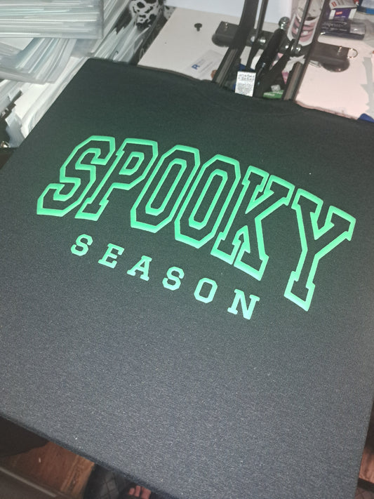 Spooky season puff print