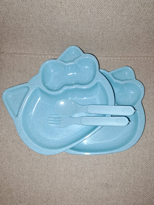 HK toddler/child plates and silverware