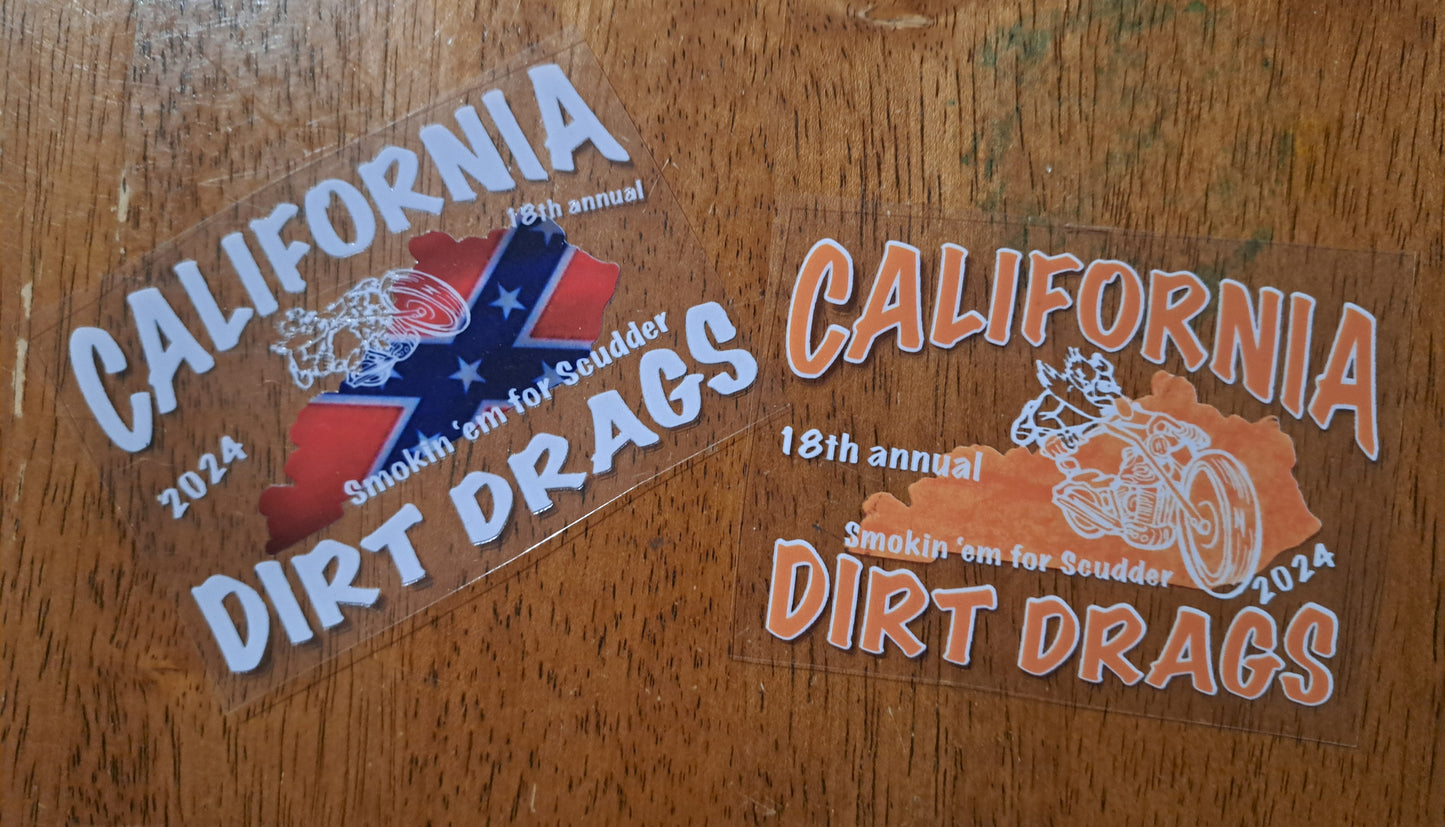 2024 California Dirt Drags Decals