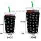 Iced drink neoprene sleeve