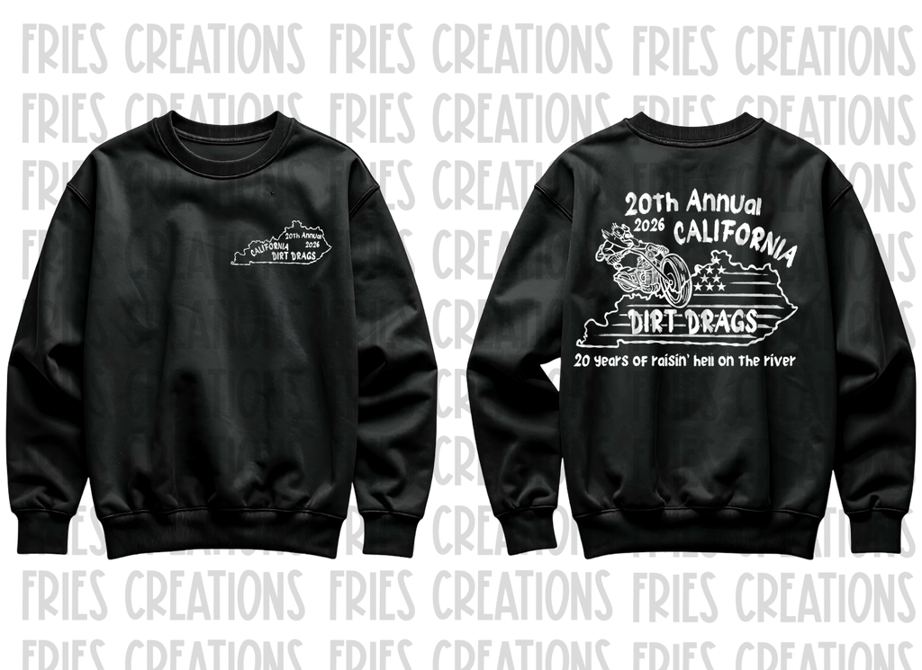 2026 20th anniversary dirt drags apparel