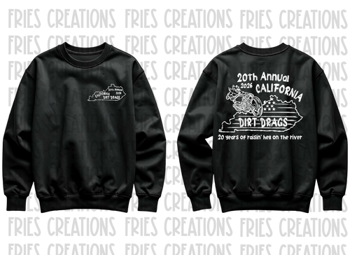 2026 20th anniversary dirt drags apparel