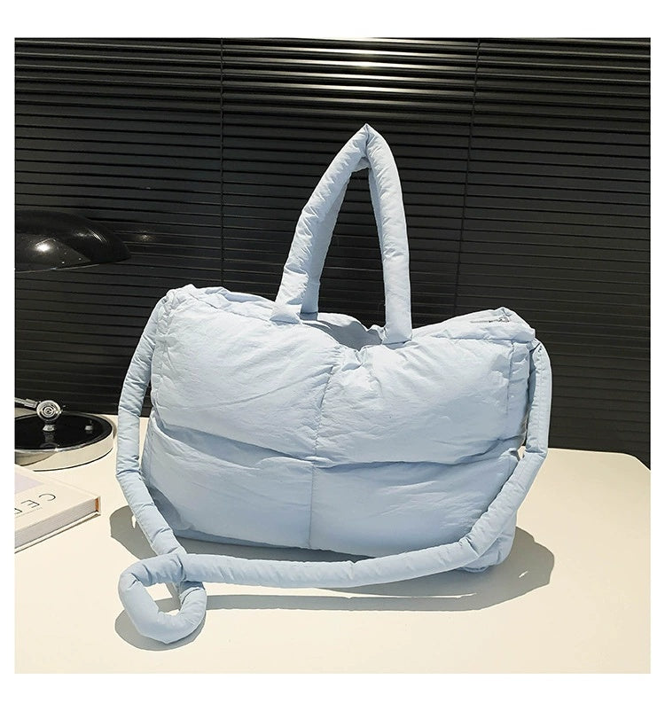Puffer take along bag