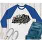 These are my people 3/4 sleeve baseball style tshirt