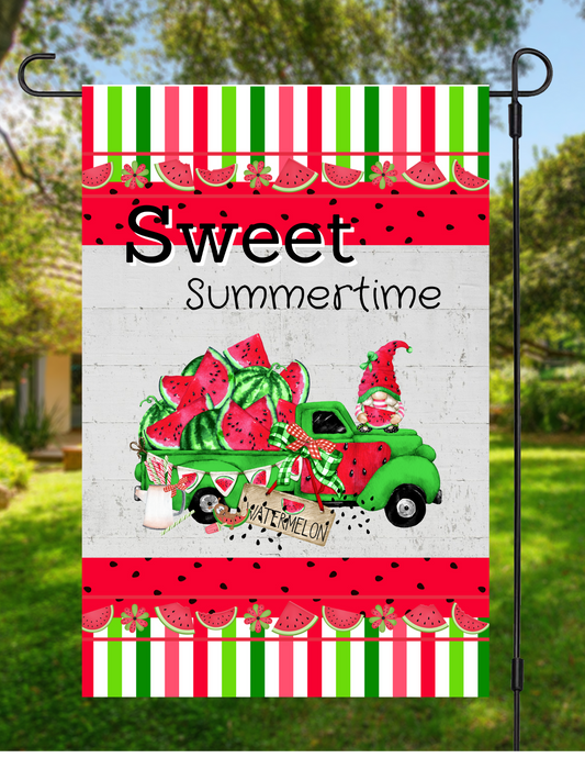 Sweet Summertime Garden flag