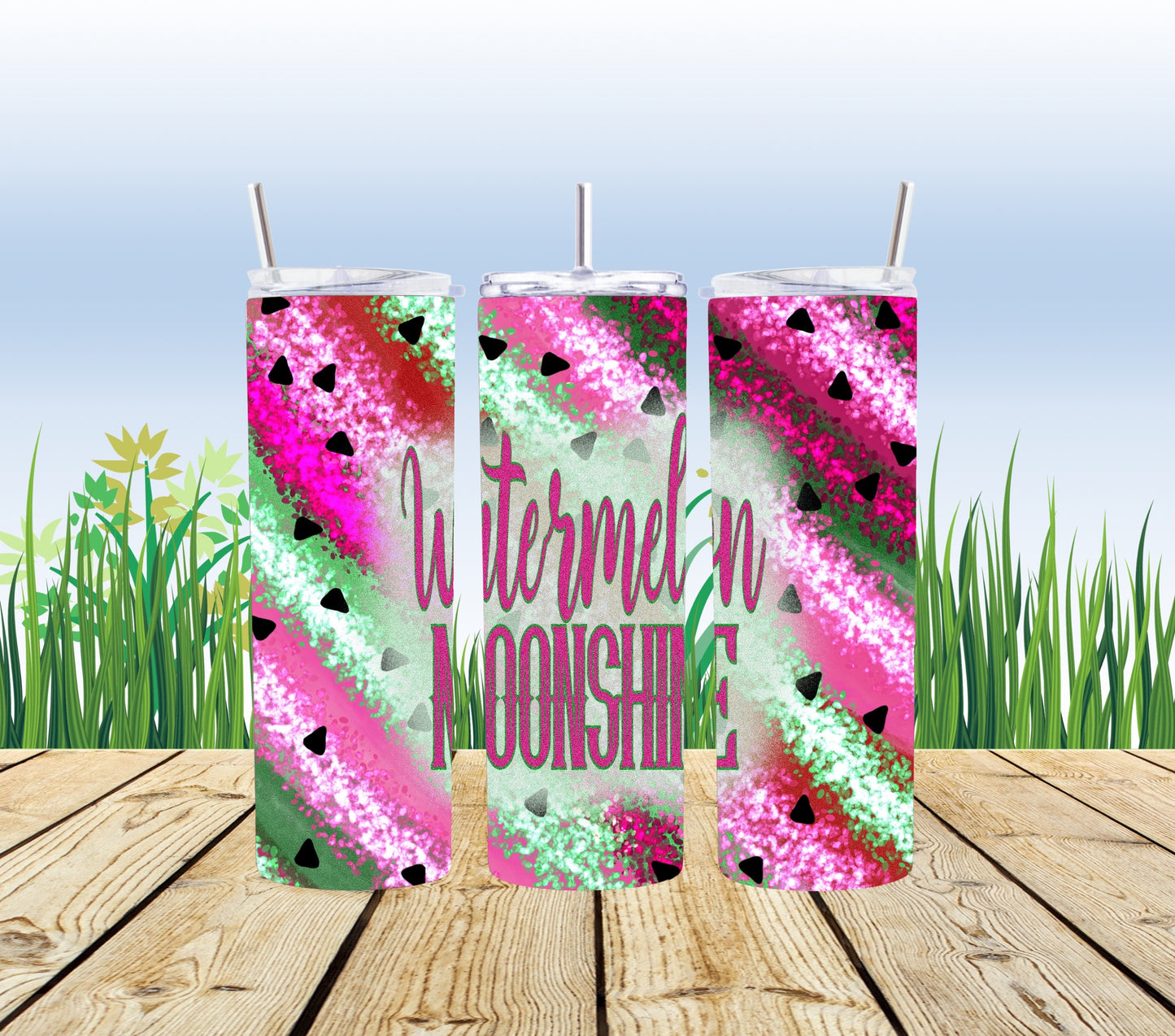 Watermelon Moonshine 20oz tumbler