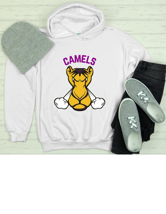 campbell county snorting camel hooded sweatshirt