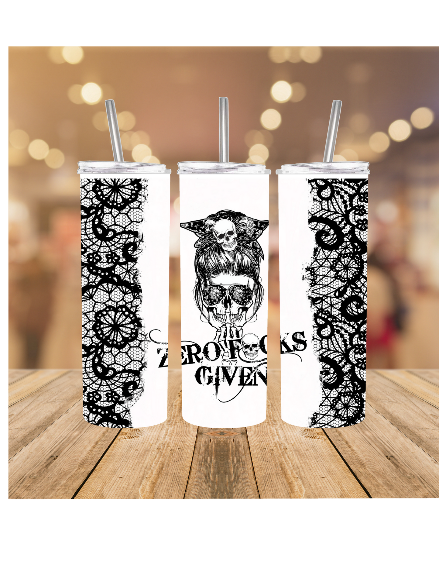 20oz zero f*cks tumbler